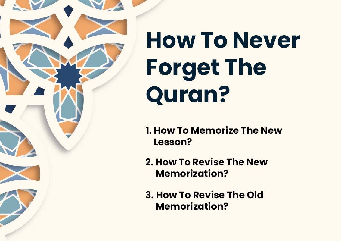 how to memorize the quran and never forget it